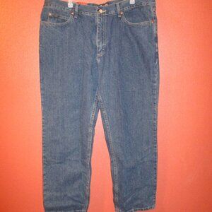 LEE Jeans NEW Men Size 40x30 Straight Leg Relaxed Fit Outdoors Blue Denim Jeans